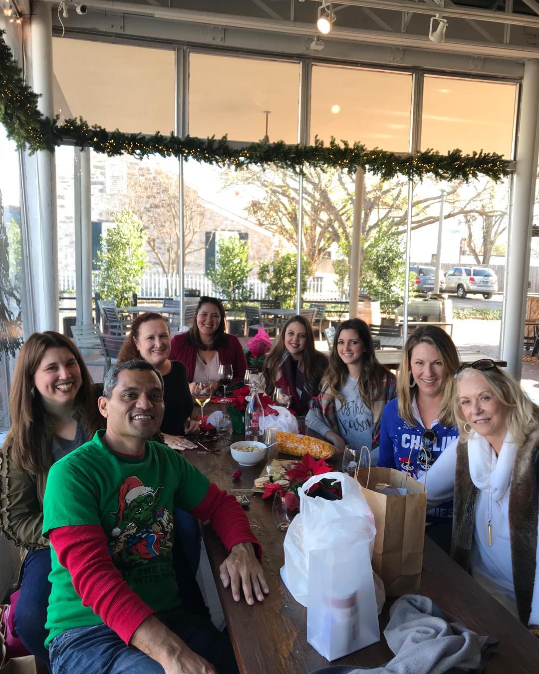 ❤️ these humans!  Celebrated the holidays yesterday with our annual shopping trip to Fredericksburg. #bestemployees #holidayparty #companyparty